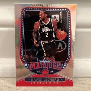 Kawhi Leonard Los Angeles clippers Panini Marquee 2021 Chronicles